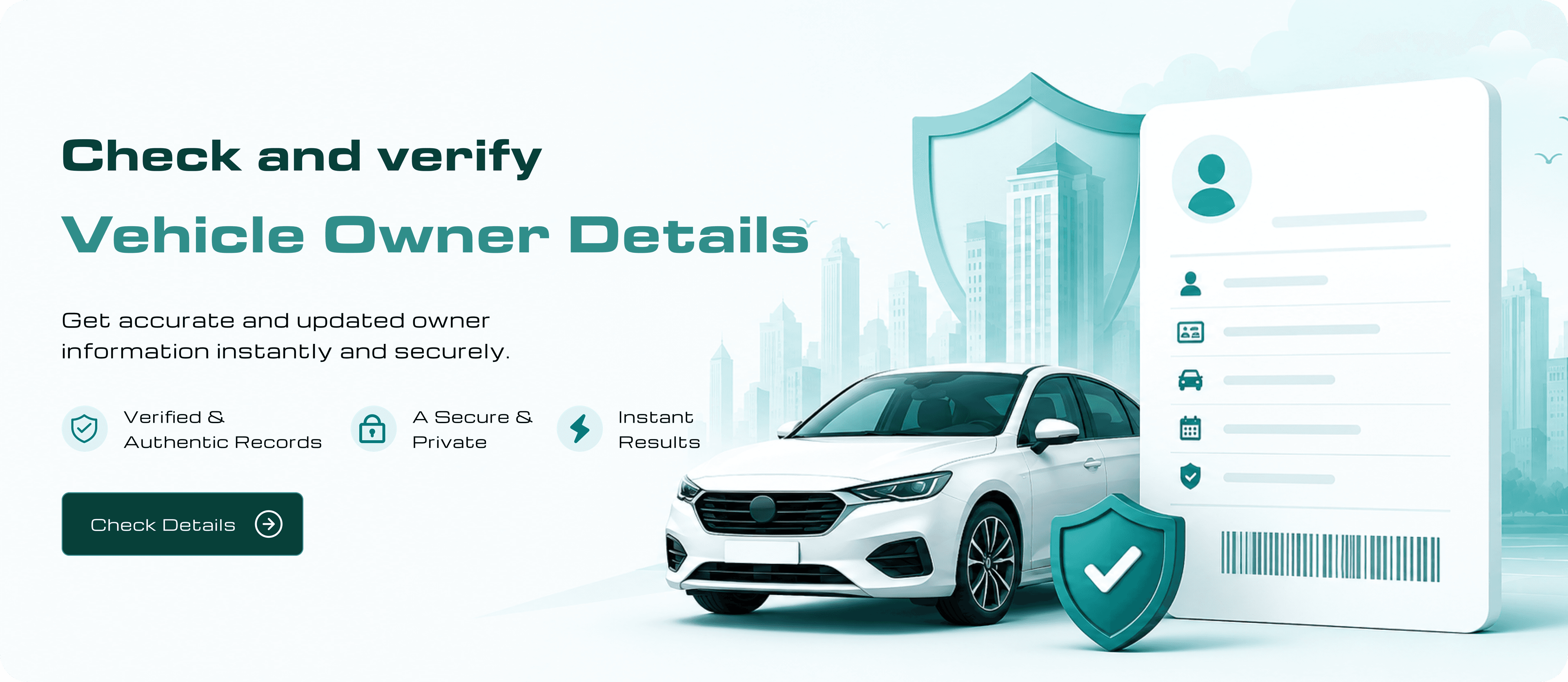 Check and Verify Vehicle Owner Details