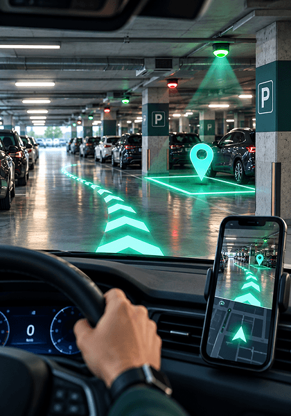 How Indoor AR Navigation Can Solve Parking Challenges Inside Large Facilities