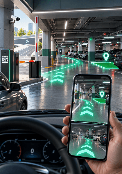 The Future of Parking: From Parking Lots to Intelligent Mobility Networks