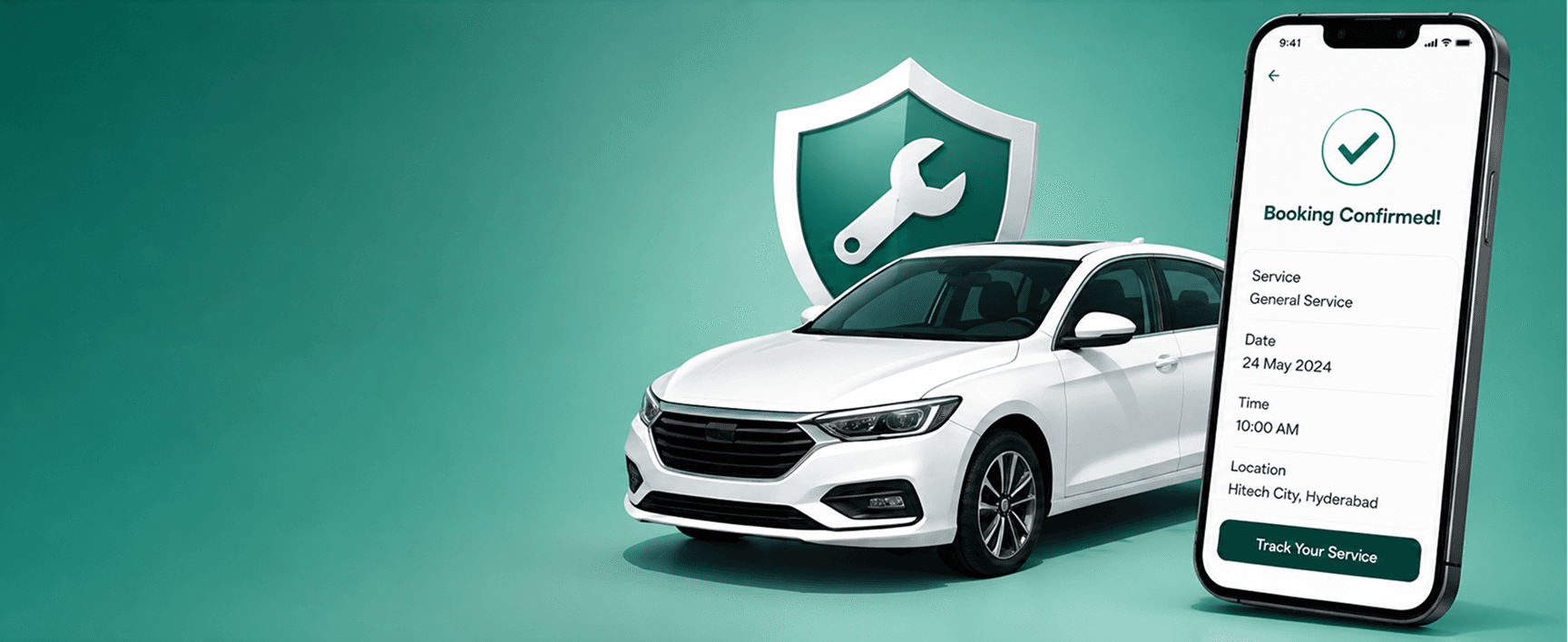 Complete car care background